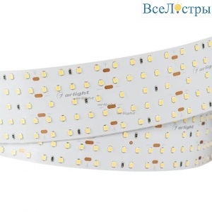 Светодиодная лента Arlight S2-2500 24V Warm 2700K 52mm (2835, 420 LED/m, LUX) 023405