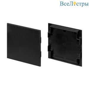 Заглушка Arlight LINE-5050-DUAL BLACK  047514