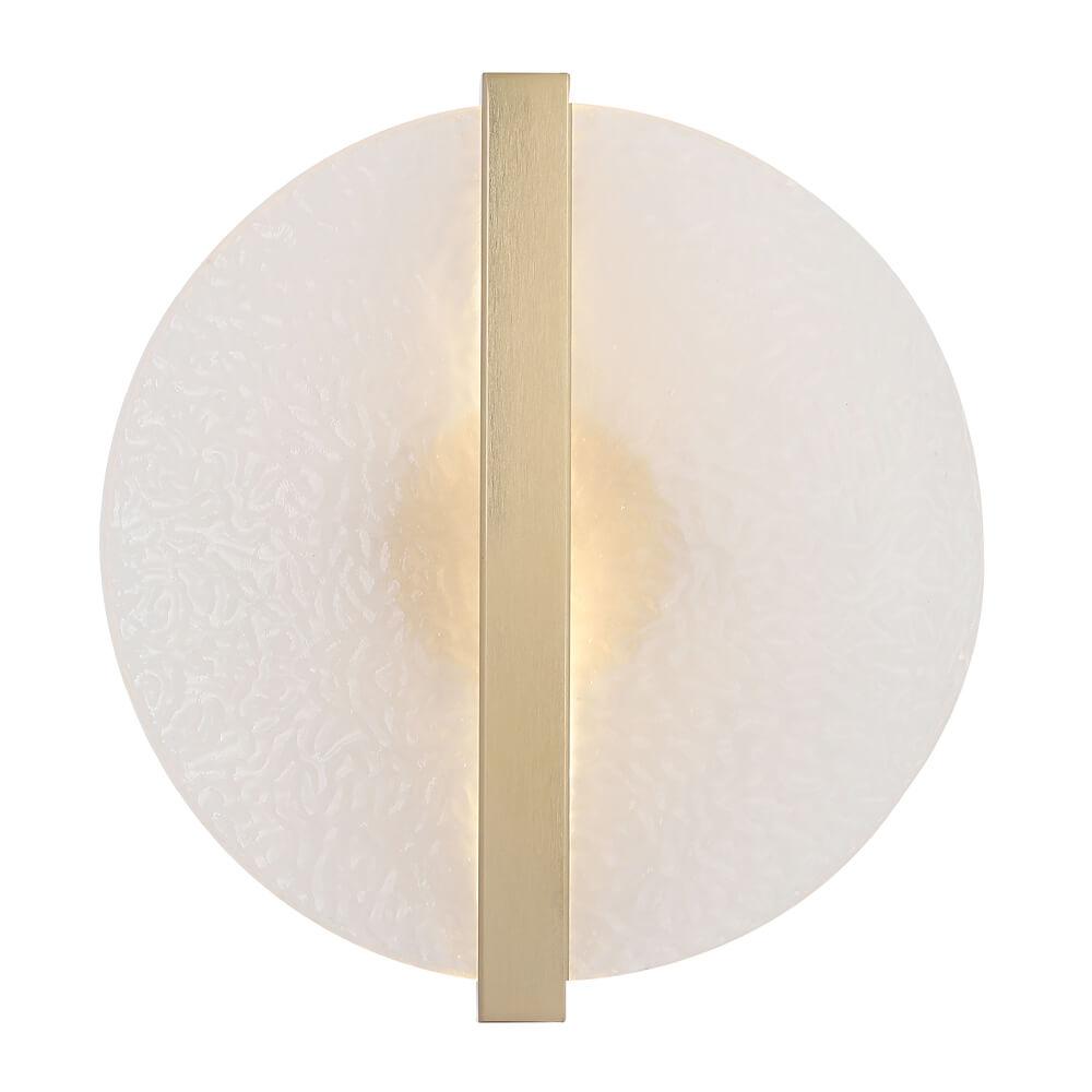 настенный светодиодный светильник crystal lux agosto ap5w led brass