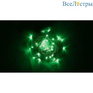 Светодиодная гирлянда Feron Линейная 230V зеленая с мерцанием CL04 32299