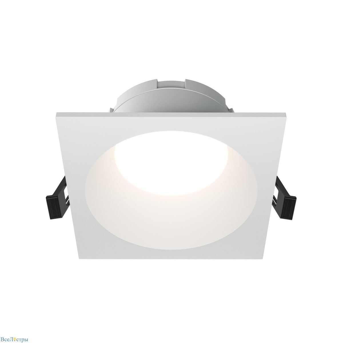 встраиваемый светильник maytoni technical share dl126-gx53-sq-w