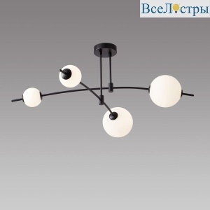 Подвесная светодиодная люстра iLedex Epical 6827-4 BK+WH