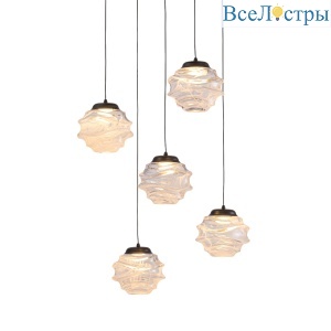 Подвесной светильник Delight Collection MD25030003-5A matt black/clear