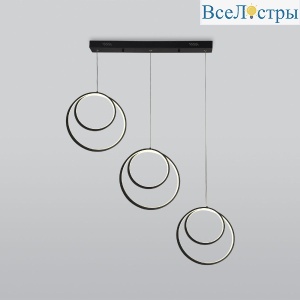 Подвесная люстра Eurosvet Flow 90308/3 черный a060657