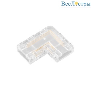 Коннектор Arlight угловой Arlight FIX-MONO-8mm-2pin-STS 047195