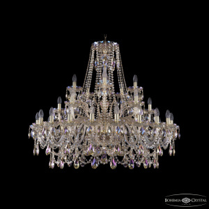 Подвесная люстра Bohemia Ivele Crystal 1411/20+5+5/400 G M801