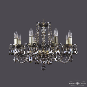 Подвесная люстра Bohemia Ivele Crystal 1402/8/195 G M731
