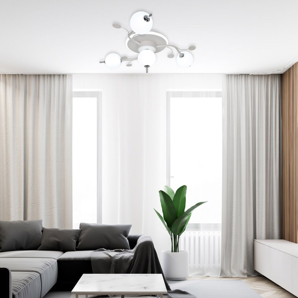 потолочная люстра escada melia 10299/3led bl