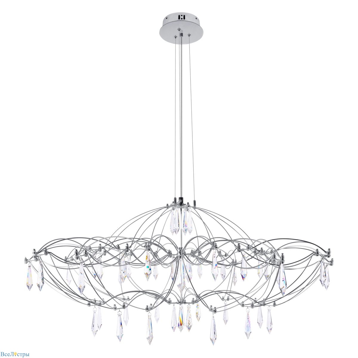 подвесная люстра loft it mira 10586/900 silver asfour
