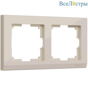 Рамка на 2 поста Werkel Stark слоновая кость W0021803 4690389161780
