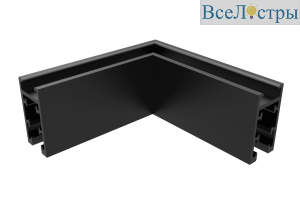 Соединитель для магнитного накладного шинопровода угловой Crystal Lux CLT 0.216 04 BL