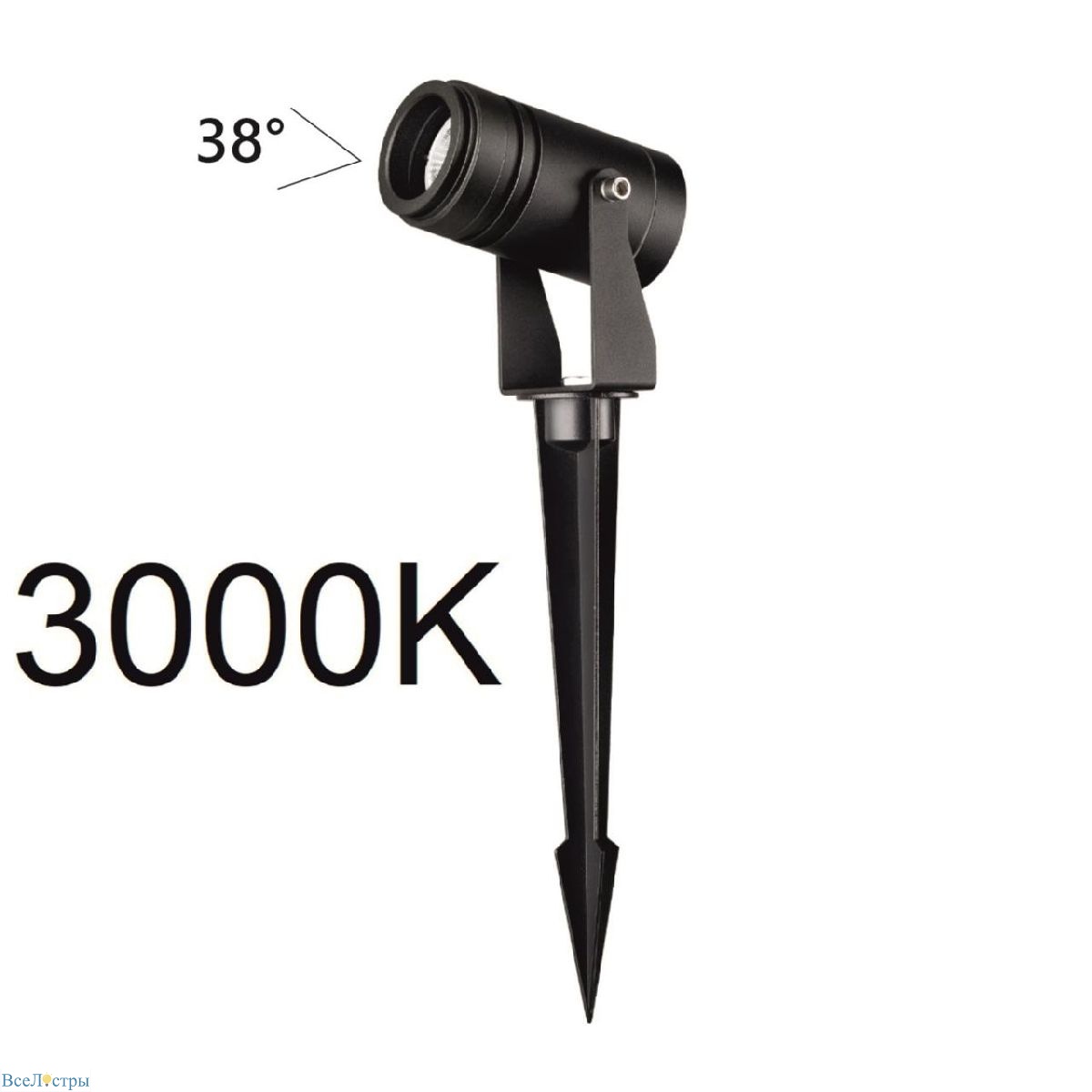 грунтовый светильник odeon light nature stima 6647/10gl3
