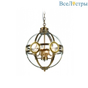 Люстра Delight Collection Hagerty 3 ant.brass KG0516P-3 antique brass