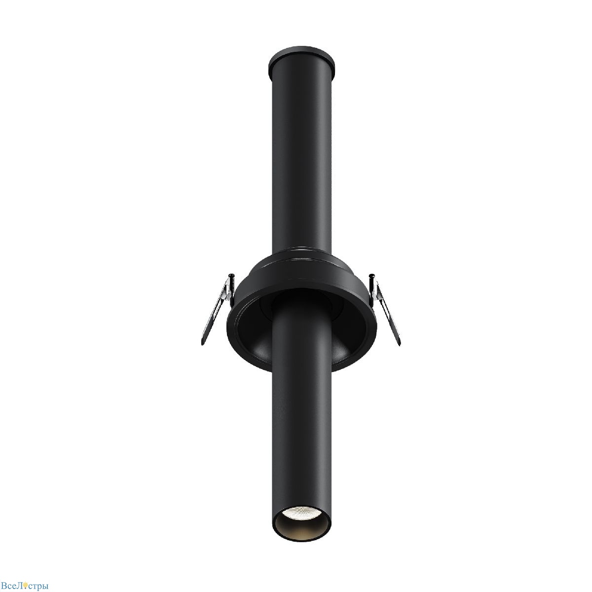 встраиваемый светильник maytoni focus t c140rs-l300-7w3k-b