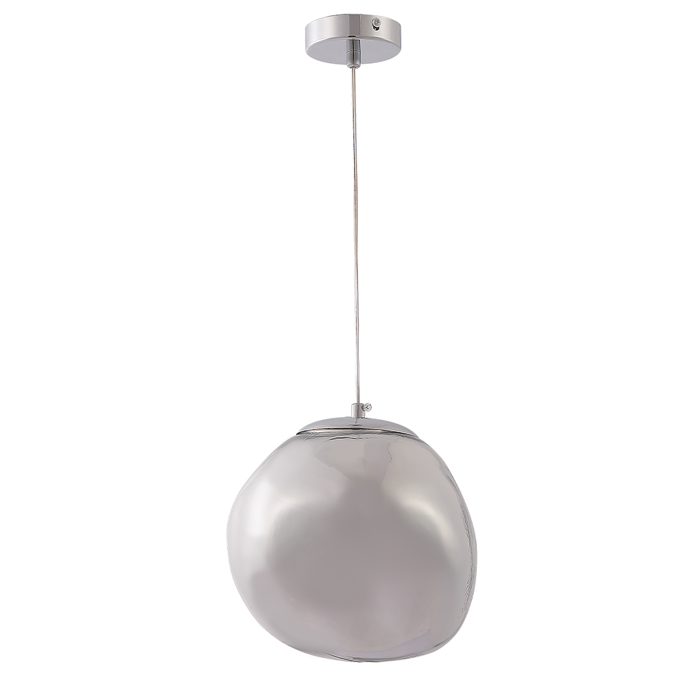 подвесной светильник crystal lux malaga sp1 d200 chrome