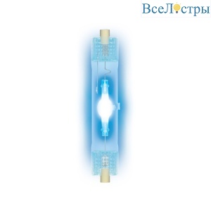 Лампа металлогалогенная линейная (04847) Uniel R7s 70W прозрачная MH-DE-70/BLUE/R7s