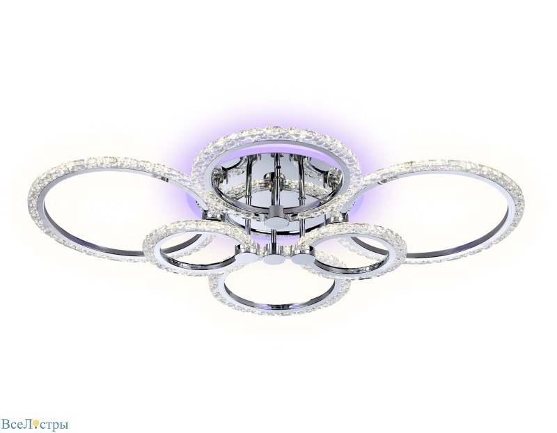 потолочная люстра с пультом ambrella light acrylica original fa413