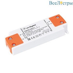 Блок питания Arlight ARV-SP-12015-FLAT-B (12V, 1.25A, 15W) 029276(1)