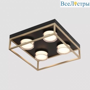 Потолочная светодиодная люстра iLedex Link 4778-37x37 MBK+SGD