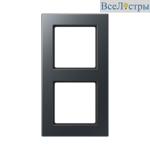 Рамка двухместная Jung A5582BFANM