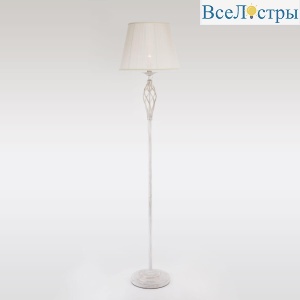 Торшер Eurosvet 01003/1 белый с золотом
