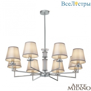 Люстра на штанге Arte Milano 344401/8 CR