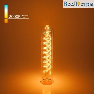 Лампа накаливания Elektrostandard диммируемая T32 E27 60W BX113 прозрачная a058746