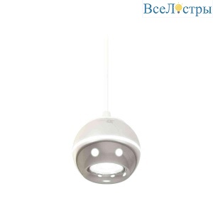 Комплект подвесного светильника Ambrella light Techno Spot XP1104001 PSL/SWH серебро полированное/белый песок (A2301, C1104, N7012)