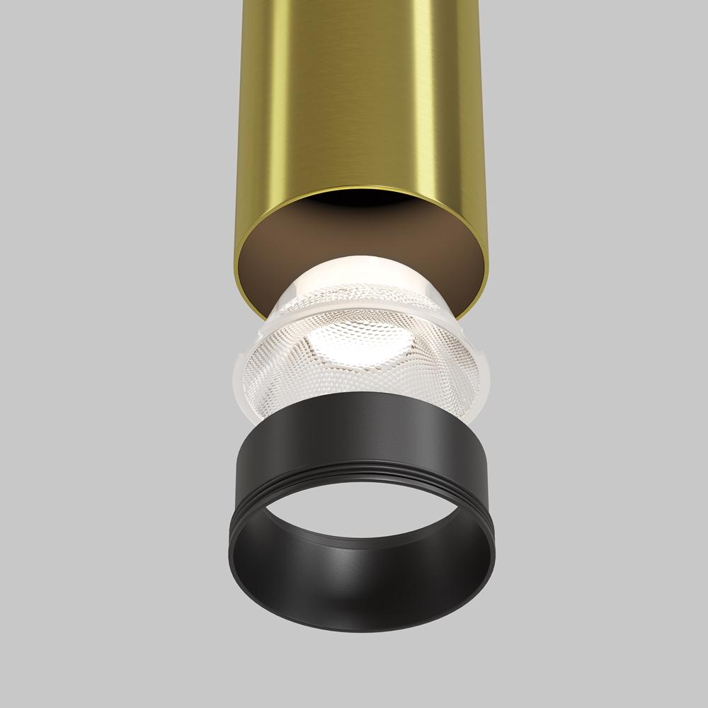 подвесной светодиодный светильник maytoni focus led p072pl-l12w4k-bs