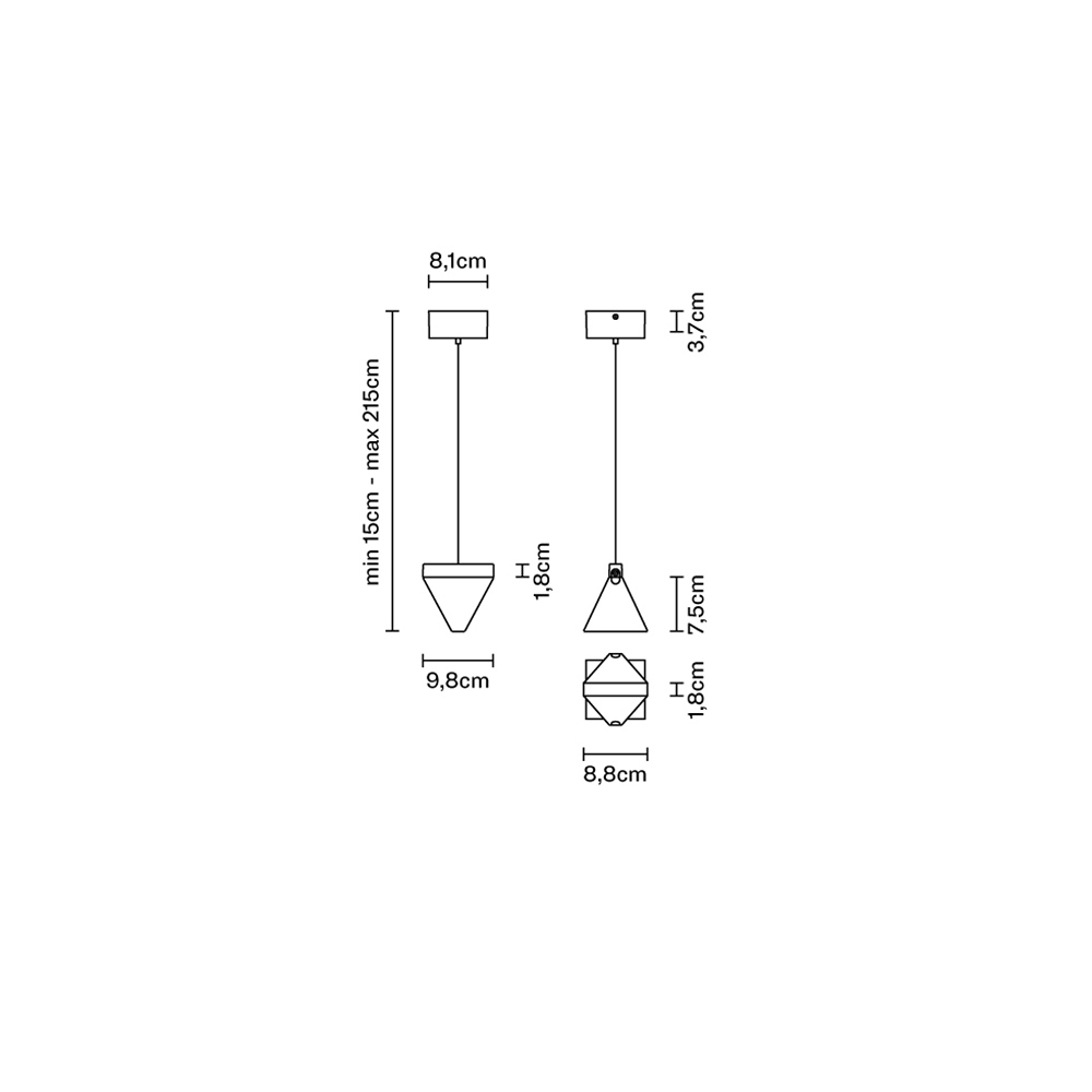 подвесной светильник f41a0111 fabbian