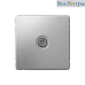 TV Антенна коннектор механизм Systeme Electric ArtGallery Алюминий GAL000393
