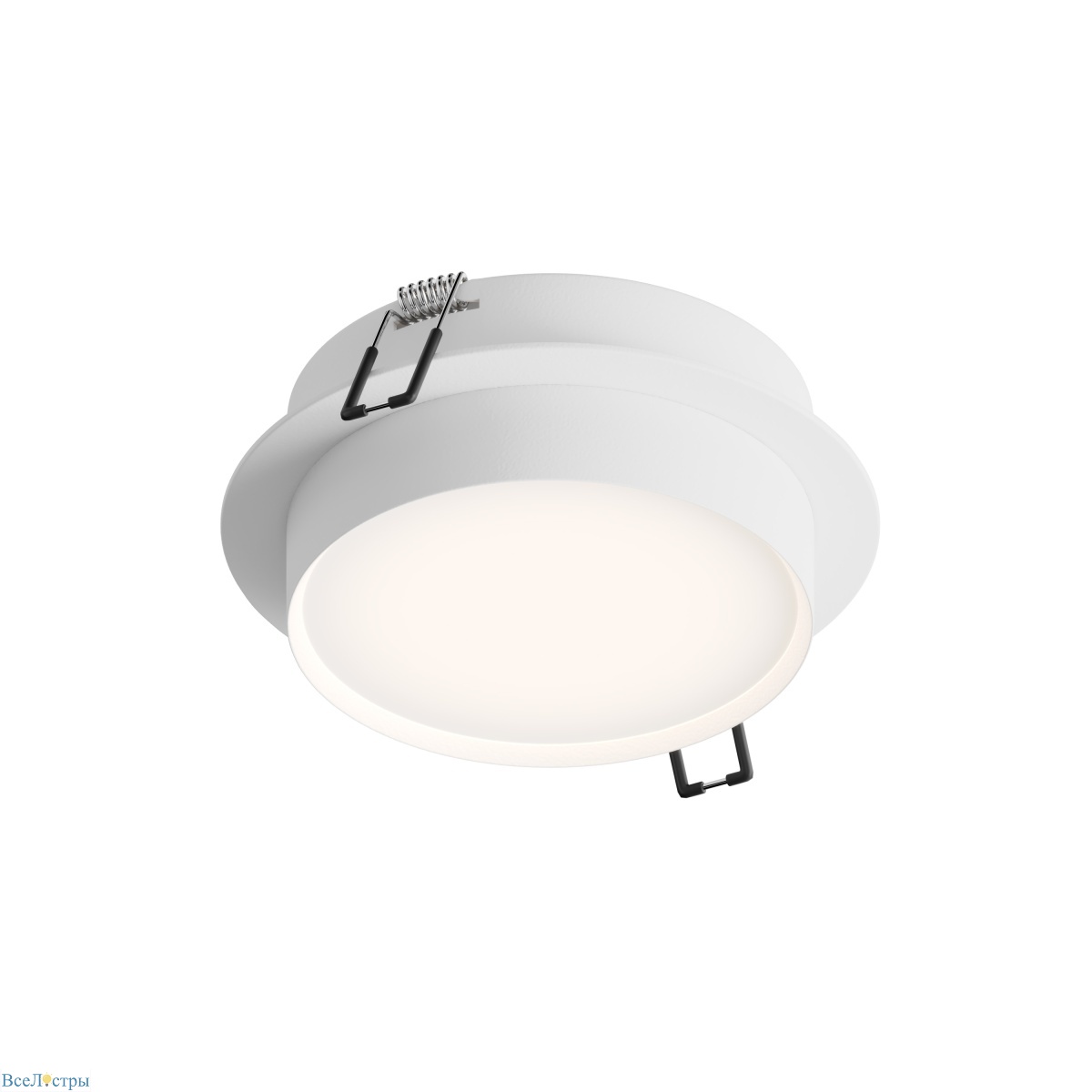встраиваемый светильник nimbus hsbl_0127 ip20, 15вт, gx53, белый