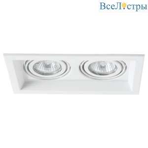 Встраиваемый светильник Arte Lamp Canis A6661PL-2WH