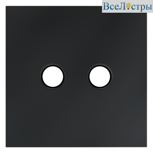 Накладка для розетки телевизионной оконечной TV+SAT Voltum S70 (графит) VLS001607