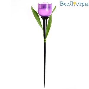 Светильник на солнечных батареях (UL-00004278) Uniel Promo USL-C-453/PT305 Purple Tulip