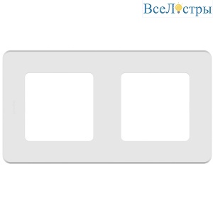 Рамка двухместная Legrand Inspiria 673940