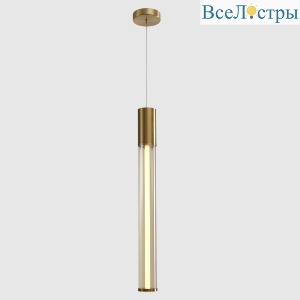 Подвесной светильник Crystal Lux LINEUP SP11W LED BRASS