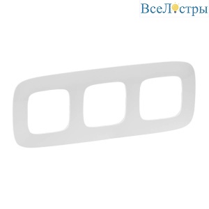 Рамка 3-постовая Legrand Valena Allure Жемчуг 754413