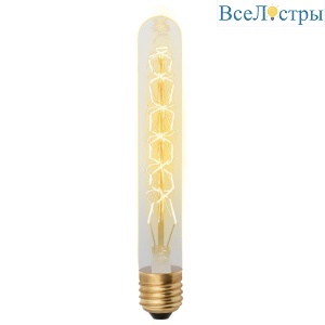 Лампа накаливания Uniel E27 60W золотистая IL-V-L28A-60/GOLDEN/E27 CW01 UL-00000484