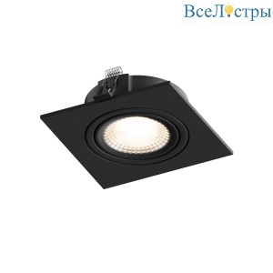Встраиваемый светильник Hesby Atlas HSBL_0118 IP20,10Вт, GU5.3, черный
