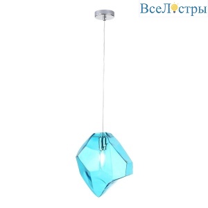 Подвесной светильник Crystal Lux NUESTRO SP1 CHROME/BLUE