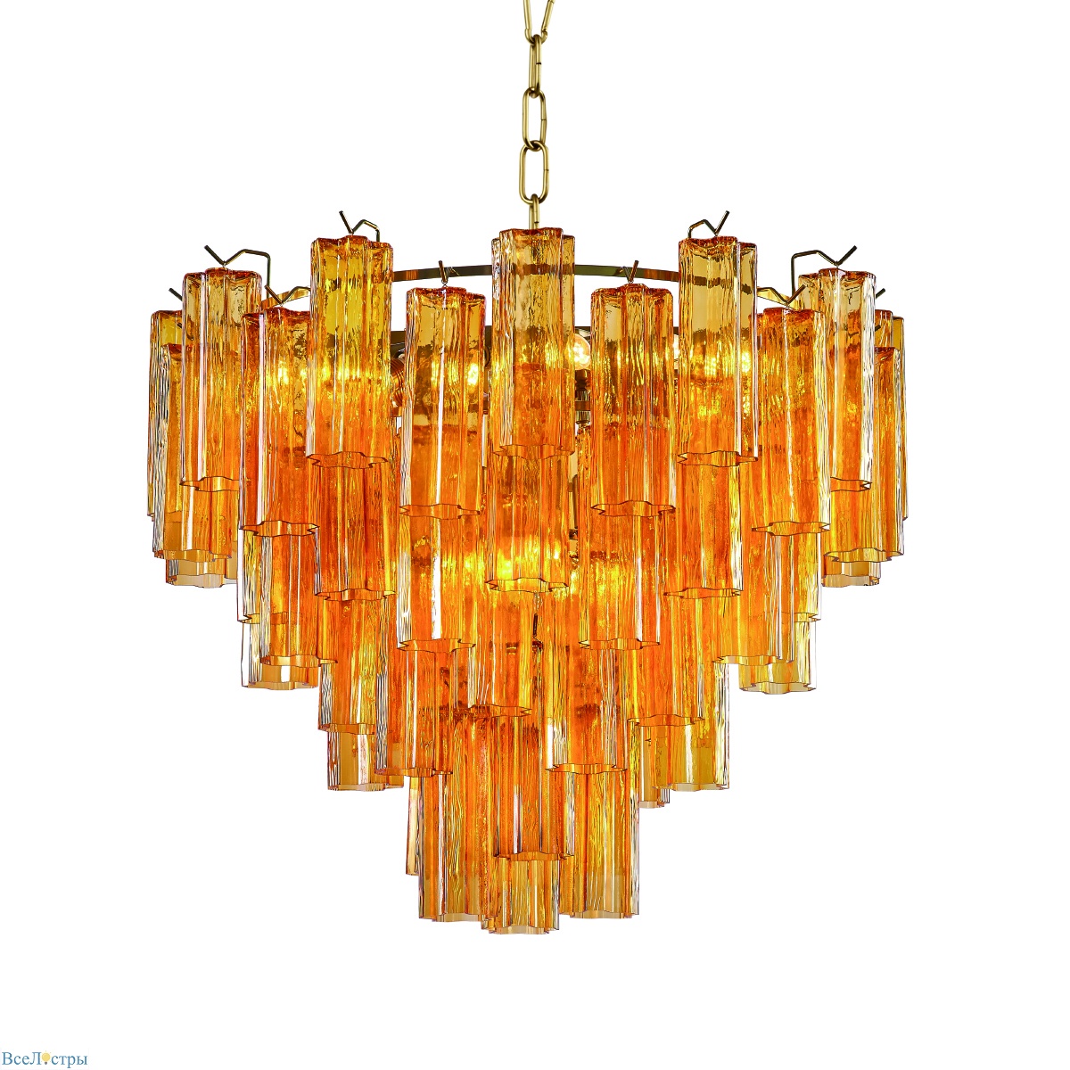 подвесная люстра delight collection owd2093-d75 gold/amber