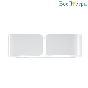 Настенный светильник Ideal Lux Clip AP2 Small Bianco 014166