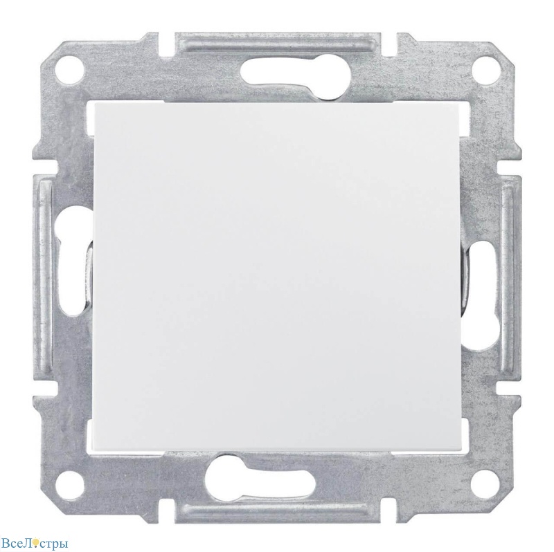 выключатель одноклавишный 2p schneider electric sedna 16a 250v sdn0200221