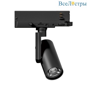 Трековый трехфазный светильник Arlight LGD-ARTIFACT-4TR-R65-18W Warm3000-MIX (BK, 20 deg., DALI, 230V) (IP20 Металл) 057109