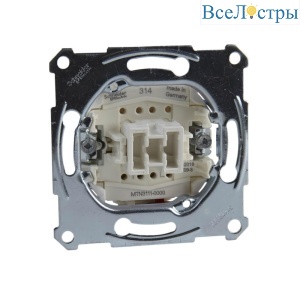 Выключатель одноклавишный Schneider Electric Merten Aquadesign MTN3111-0000