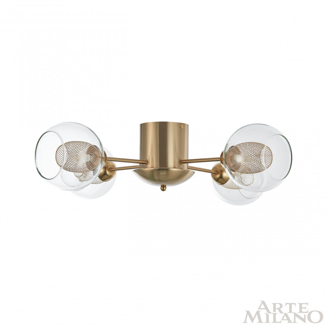 потолочная люстра arte milano 272880/4 gd