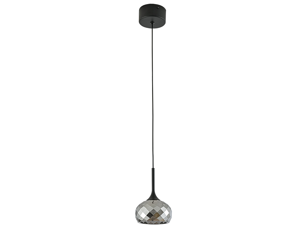 подвесной светильник newport 7241/s mat.black smokey м0071798