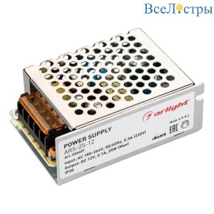 Блок питания Arlight ARS-25-12 12V 25W IP20 2,1A 026681