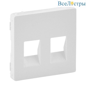 Лицевая панель Legrand Valena Life аудиорозетки белая 755370